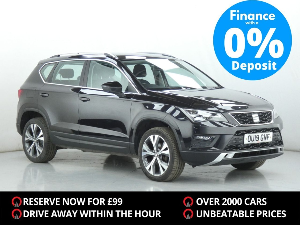 SEAT ATECA 1.6 TDI SE TECHNOLOGY 5D 114 BHP - 2019 - £9,400
