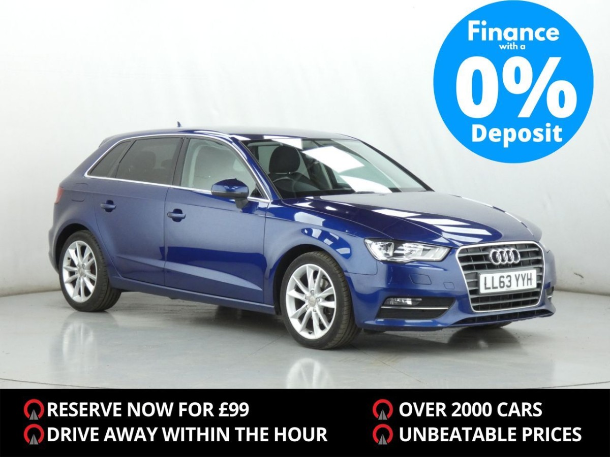 AUDI A3 1.4 TFSI SPORT 5D AUTO 139 BHP HATCHBACK - 2014 - £8,700