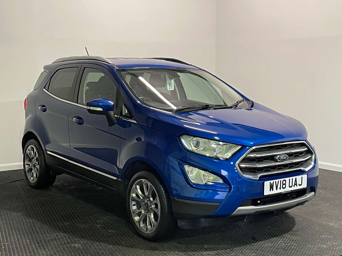 FORD ECOSPORT 2018 (18) 1.0T ECOBOOST TITANIUM SUV 5DR PETROL MANUAL EURO 6 (S/S) (125 PS) - 2018 - £9,200