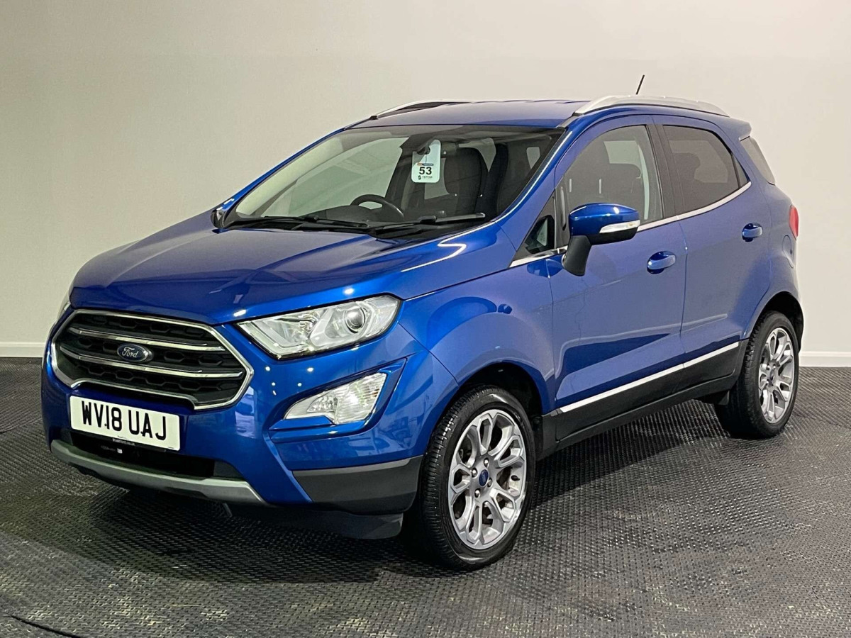 FORD ECOSPORT 2018 (18) 1.0T ECOBOOST TITANIUM SUV 5DR PETROL MANUAL EURO 6 (S/S) (125 PS) - 2018 - £9,200