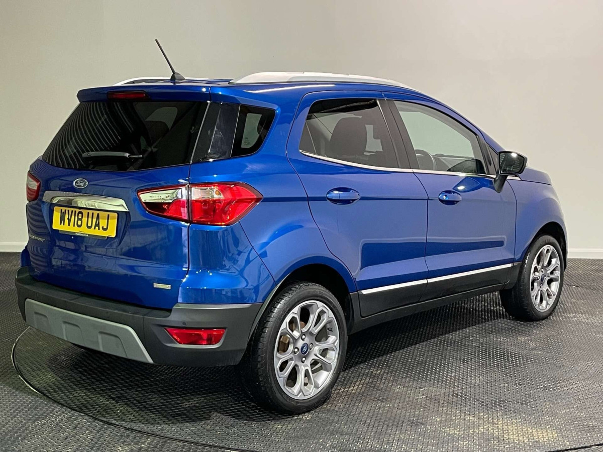 FORD ECOSPORT 2018 (18) 1.0T ECOBOOST TITANIUM SUV 5DR PETROL MANUAL EURO 6 (S/S) (125 PS) - 2018 - £9,200