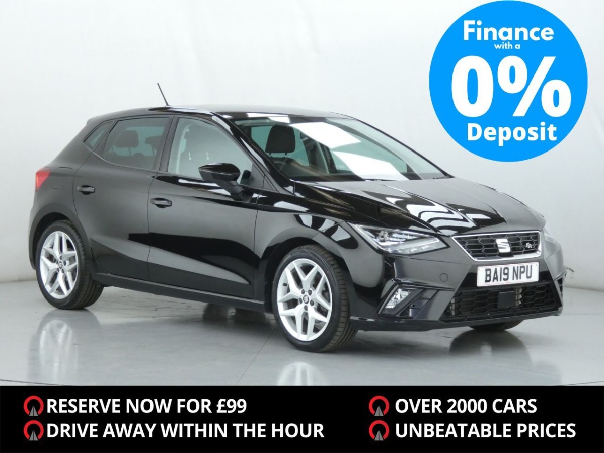 SEAT IBIZA 1.0 TSI FR 5D 114 BHP - 2019 - £11,990