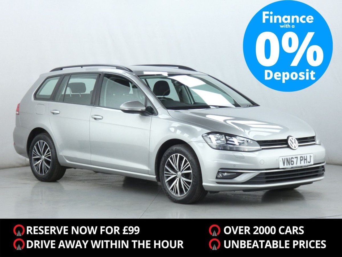 VOLKSWAGEN GOLF 1.6 SE NAVIGATION TDI BLUEMOTION TECHNOLOGY 5D 114 BHP ESTATE - 2017 - £6,400