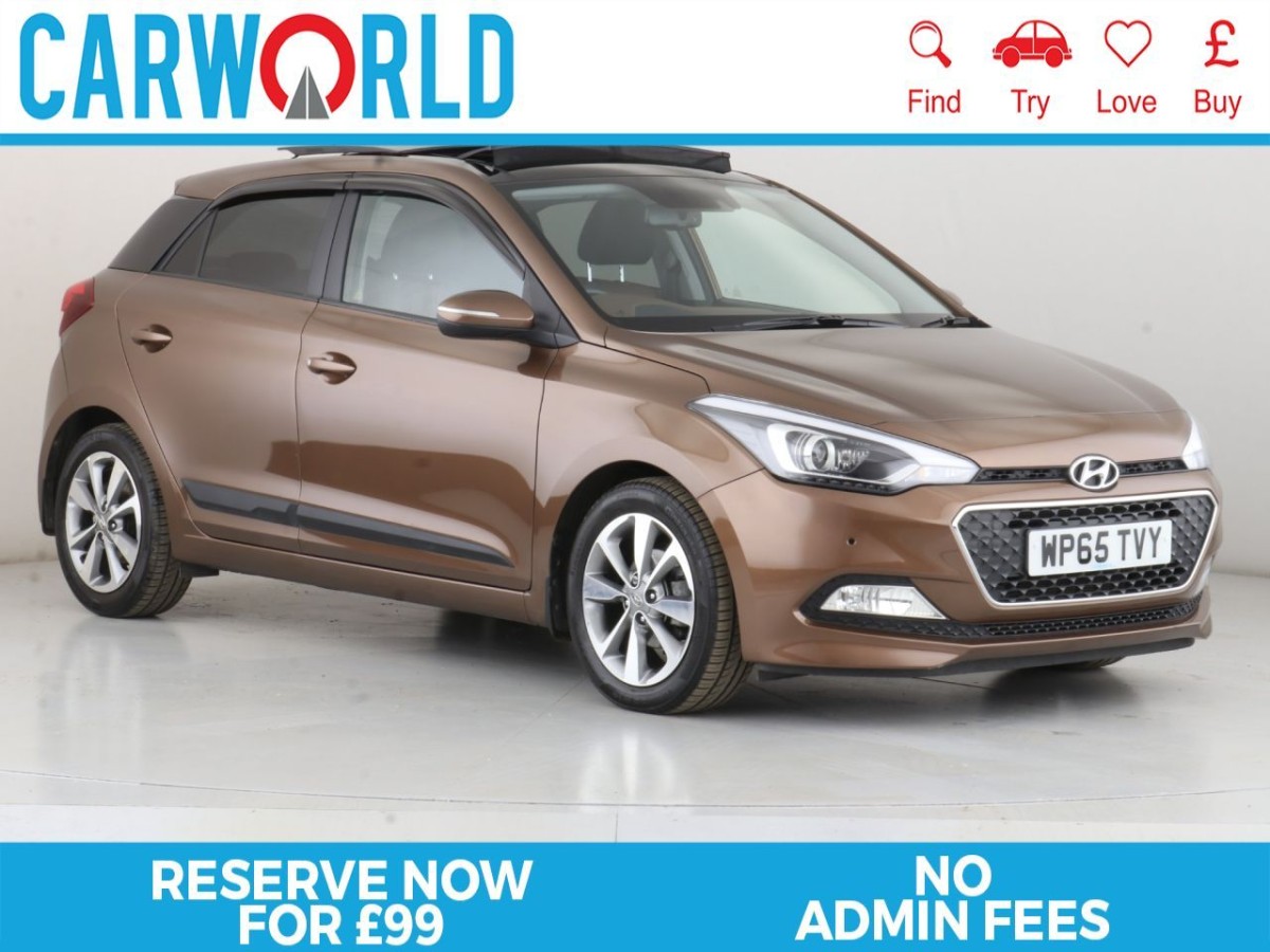 HYUNDAI I20 1.4 MPI PREMIUM SE NAV 5D 99 BHP - 2015 - £12,400