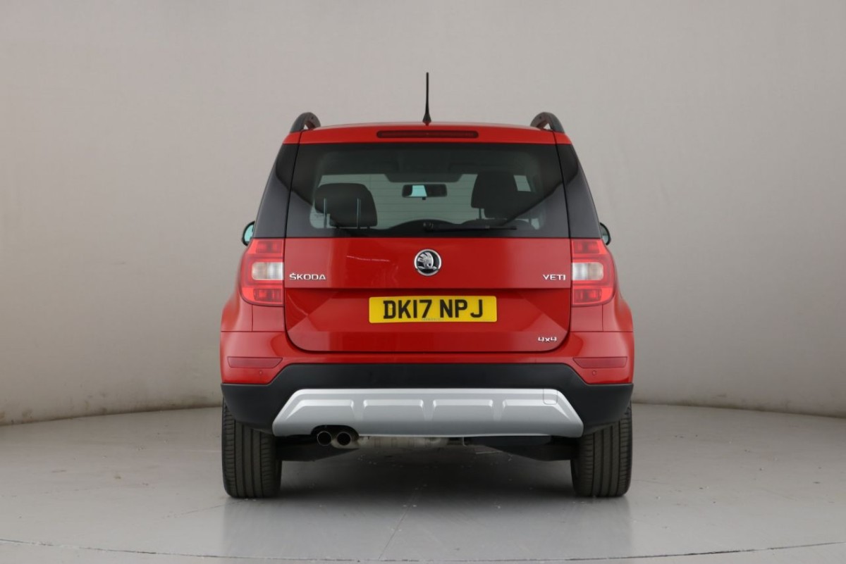 SKODA YETI OUTDOOR 2.0 SE TDI SCR 4WD 5D 109 BHP - 2017 - £12,400