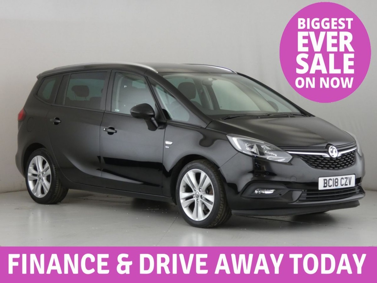 VAUXHALL ZAFIRA TOURER 1.4 SRI NAV 5D 138 BHP - 2018 - £14,990