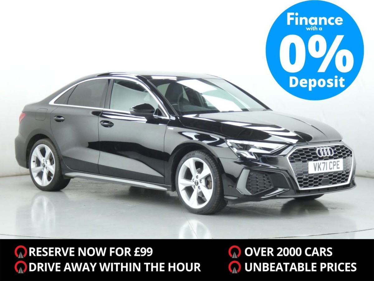 AUDI A3 1.5 TFSI S LINE 4D 148 BHP - 2021 - £19,990