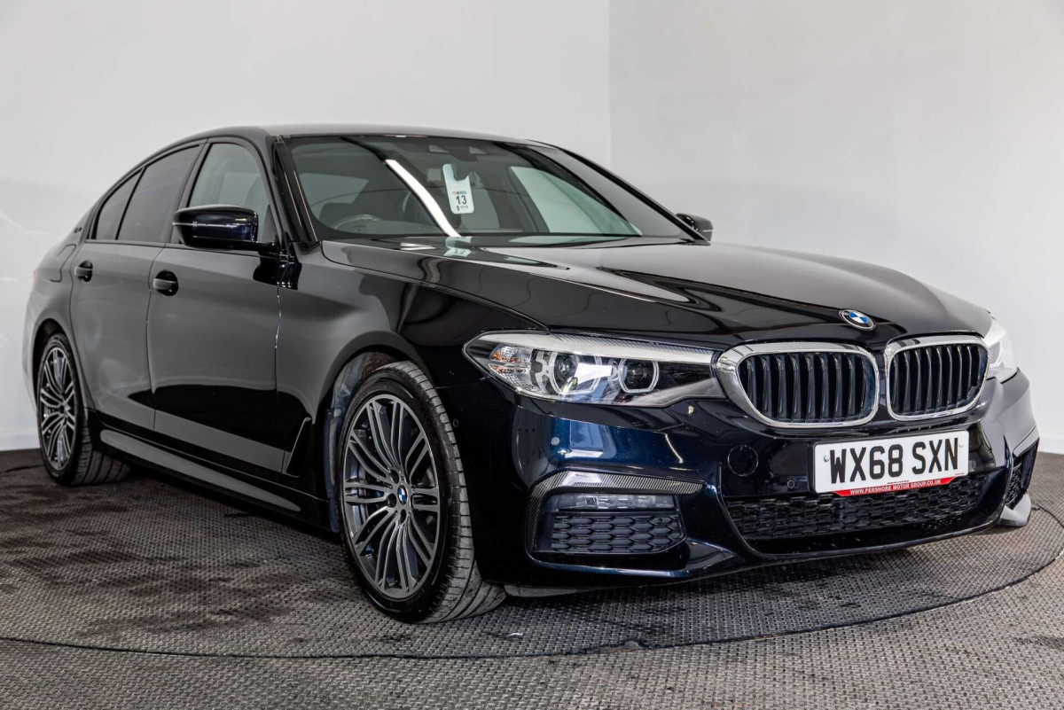 BMW 5 SERIES 2018 (68) 2.0 530E 9.2KWH M SPORT SALOON 4DR PETROL PLUG-IN HYBRID AUTO EURO 6 (S/S) - 2018 - £15,650