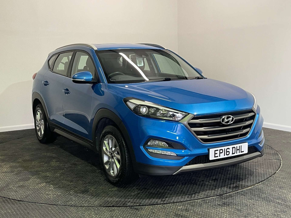 HYUNDAI TUCSON 2016 (16) 1.7 CRDI BLUE DRIVE SE NAV SUV 5DR DIESEL MANUAL EURO 6 (S/S) (116 PS) - 2016 - £7,850