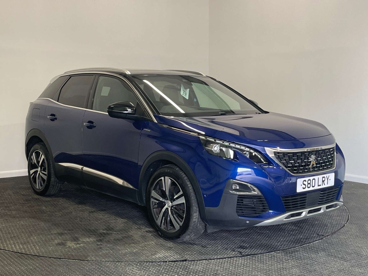 PEUGEOT 3008 2017 (67) 1.6 BLUEHDI GT LINE SUV 5DR DIESEL MANUAL EURO 6 (S/S) (120 PS) - 2017 - £9,250