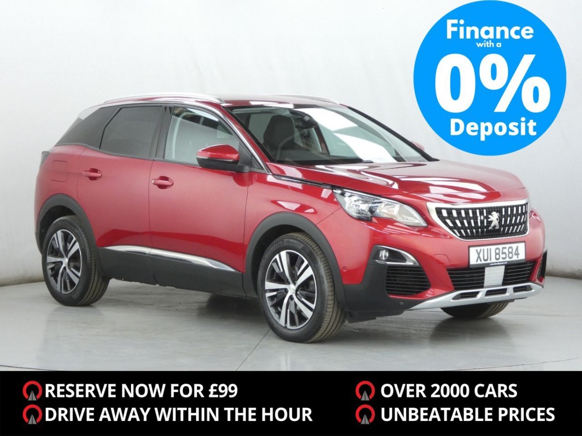 PEUGEOT 3008 1.2 PURETECH S/S ALLURE 5D 129 BHP - 2020 - £16,700
