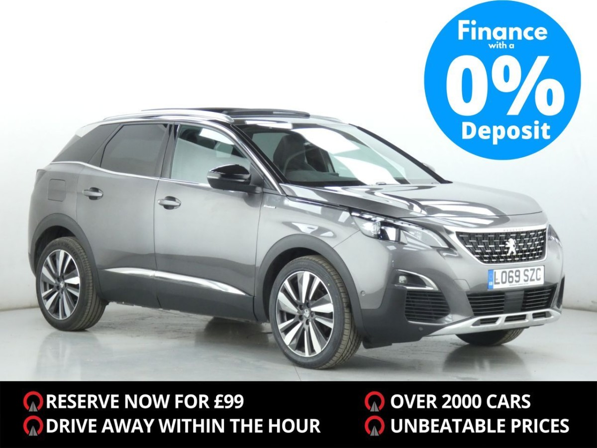 PEUGEOT 3008 1.6 PURETECH S/S GT LINE PREMIUM 5D 179 BHP - 2020 - £15,490