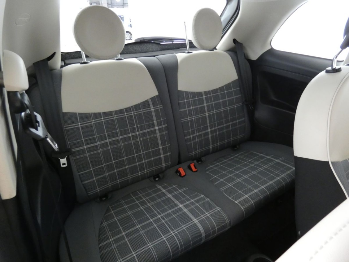 FIAT 500 1.2 LOUNGE 3D 69 BHP - 2018 - £8,990