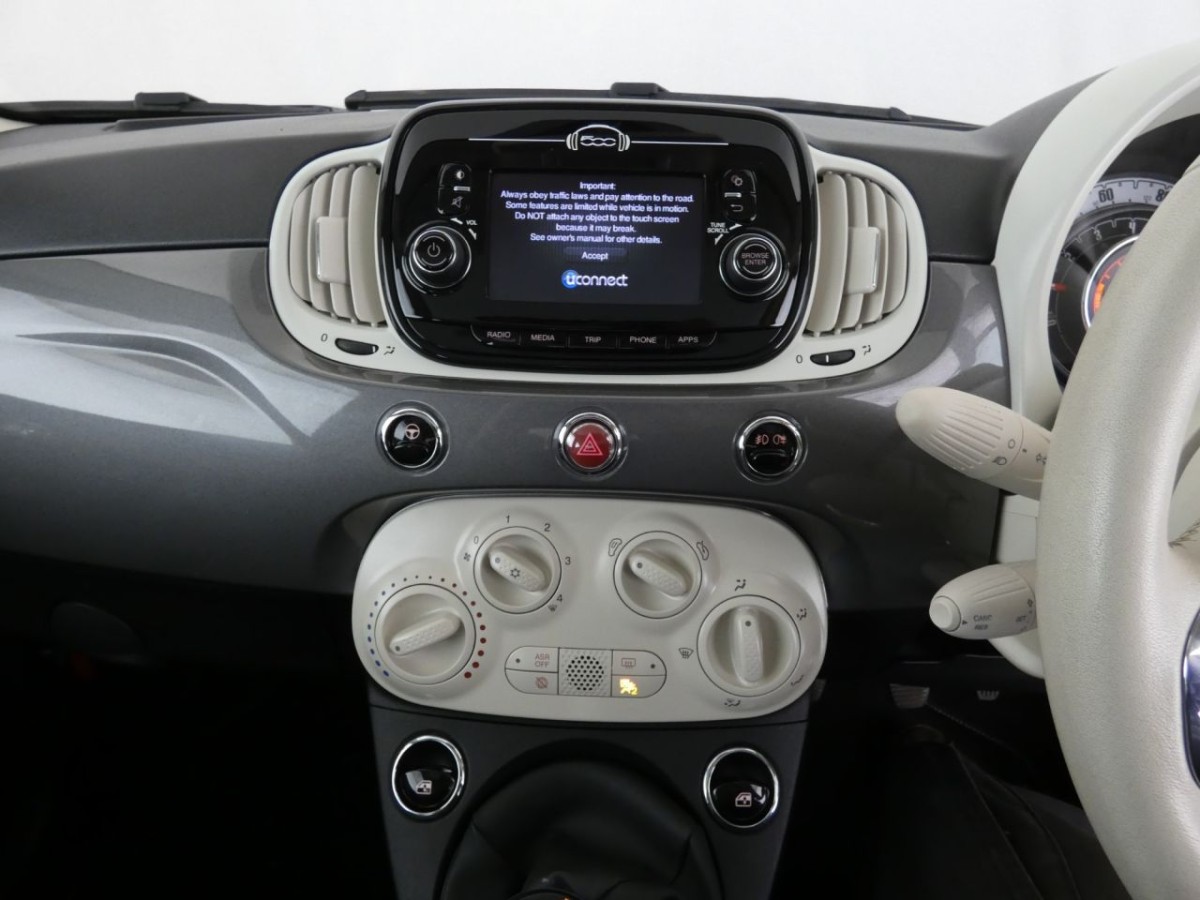 FIAT 500 1.2 LOUNGE 3D 69 BHP - 2018 - £8,990