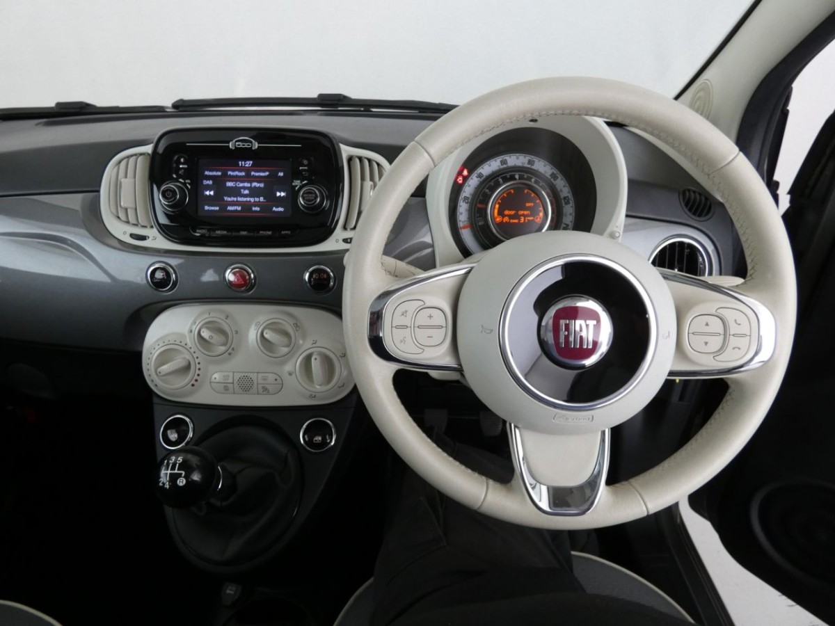FIAT 500 1.2 LOUNGE 3D 69 BHP - 2018 - £8,990