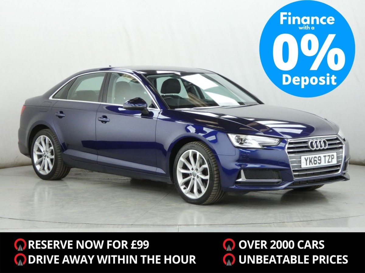 AUDI A4 2.0 TFSI SPORT 4D 148 BHP - 2019 - £11,990