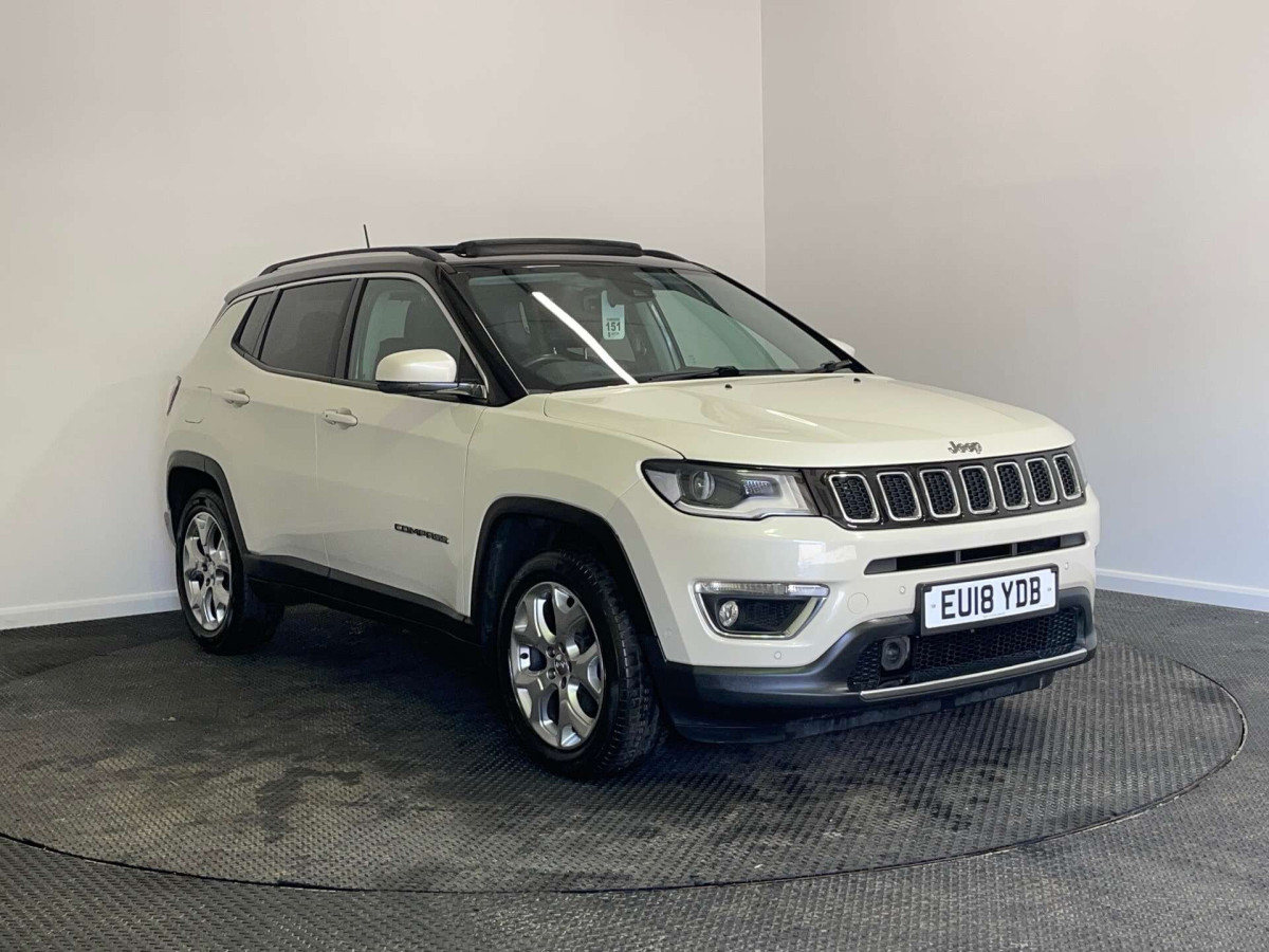 JEEP COMPASS 2018 (18) 1.4T MULTIAIRII LIMITED SUV 5DR PETROL MANUAL EURO 6 (S/S) (140 PS) - 2018 - £9,350