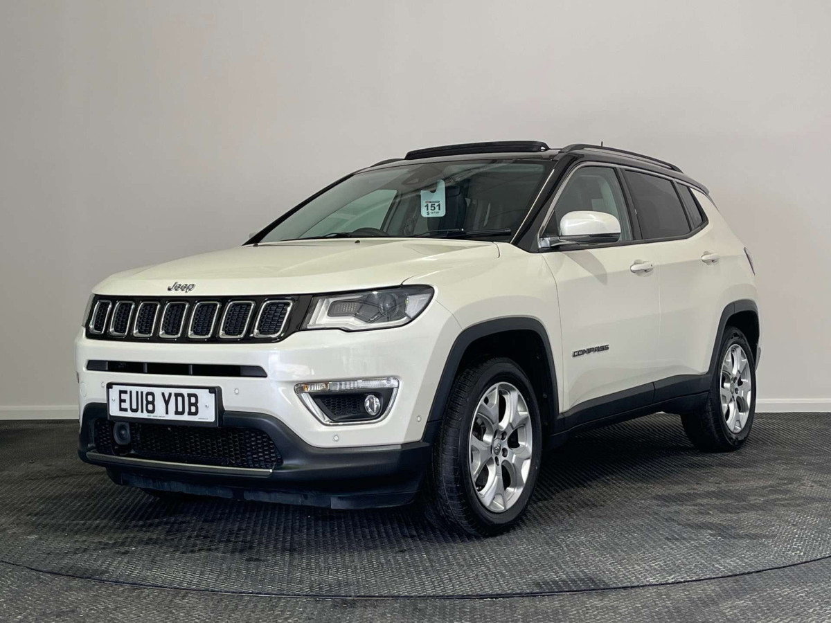 JEEP COMPASS 2018 (18) 1.4T MULTIAIRII LIMITED SUV 5DR PETROL MANUAL EURO 6 (S/S) (140 PS) - 2018 - £9,350