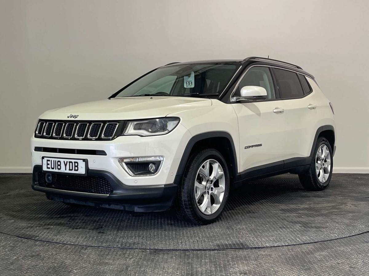 JEEP COMPASS 2018 (18) 1.4T MULTIAIRII LIMITED SUV 5DR PETROL MANUAL EURO 6 (S/S) (140 PS) - 2018 - £9,350