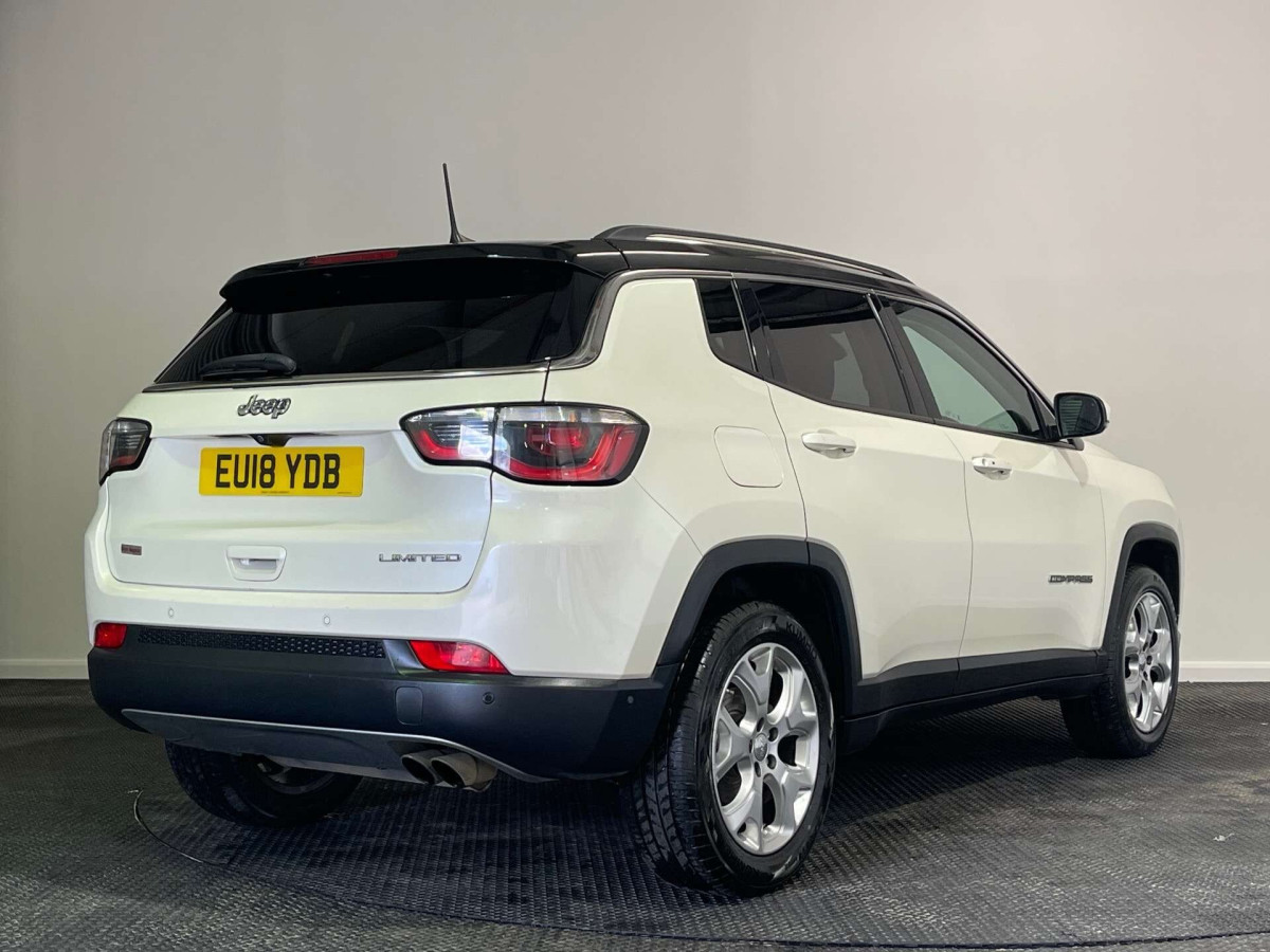 JEEP COMPASS 2018 (18) 1.4T MULTIAIRII LIMITED SUV 5DR PETROL MANUAL EURO 6 (S/S) (140 PS) - 2018 - £9,350