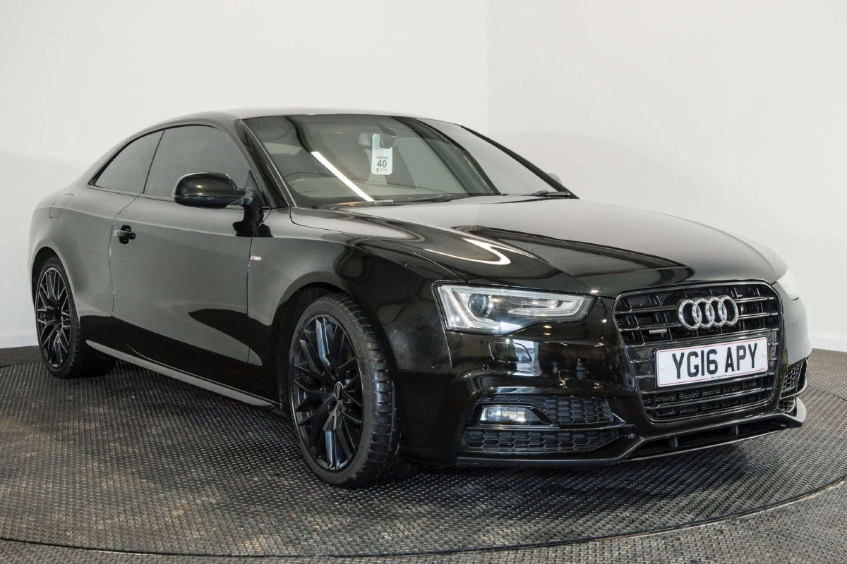 AUDI A5 2016 (16) 2.0 TDI BLACK EDITION PLUS COUPE 2DR DIESEL S TRONIC QUATTRO EURO 6 (S/S) ( - 2016 - £10,750