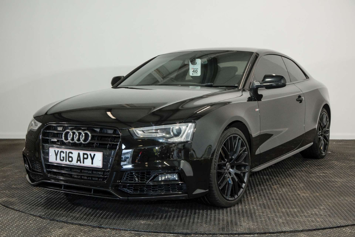 AUDI A5 2016 (16) 2.0 TDI BLACK EDITION PLUS COUPE 2DR DIESEL S TRONIC QUATTRO EURO 6 (S/S) ( - 2016 - £10,750