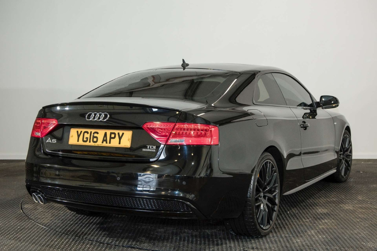 AUDI A5 2016 (16) 2.0 TDI BLACK EDITION PLUS COUPE 2DR DIESEL S TRONIC QUATTRO EURO 6 (S/S) ( - 2016 - £10,750