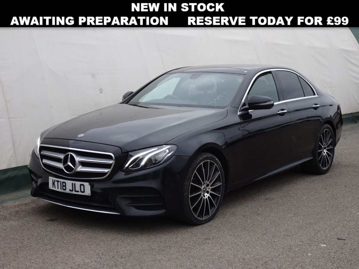 MERCEDES-BENZ E-CLASS 2.0 E 220 D 4MATIC AMG LINE PREMIUM 4D 192 BHP - 2018 - £17,990