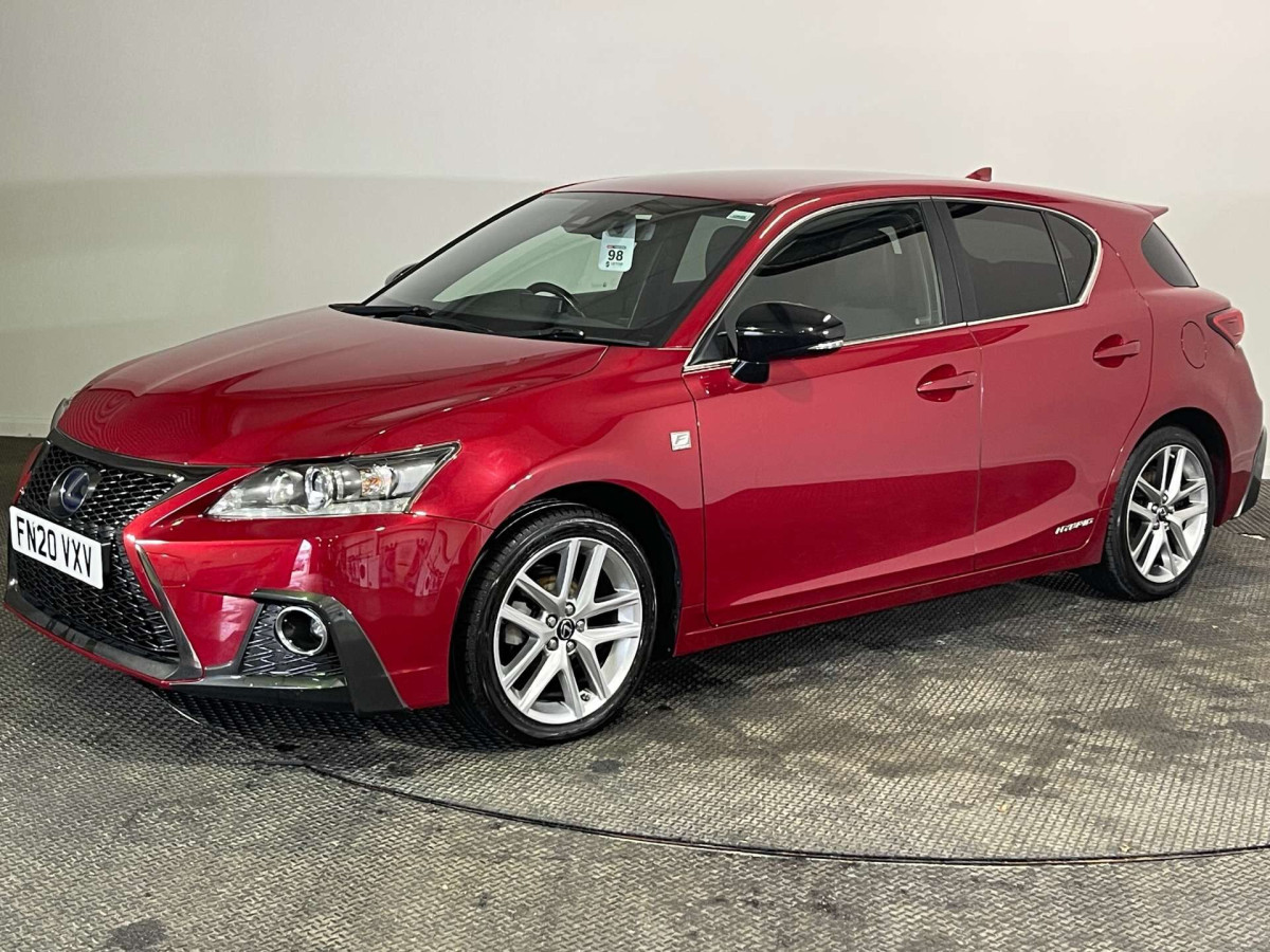 LEXUS CT 2020 (20) 1.8 200H F SPORT HATCHBACK 5DR PETROL HYBRID E-CVT EURO 6 (S/S) (136 PS) - 2020 - £14,000