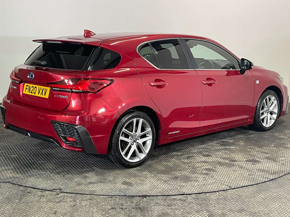 LEXUS CT 2020 (20) 1.8 200H F SPORT HATCHBACK 5DR PETROL HYBRID E-CVT EURO 6 (S/S) (136 PS) - 2020 - £14,000
