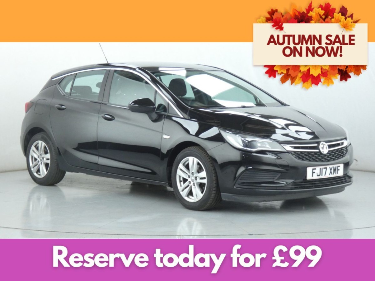 VAUXHALL ASTRA 1.6 DESIGN CDTI ECOFLEX S/S 5D 108 BHP - 2017 - £6,990