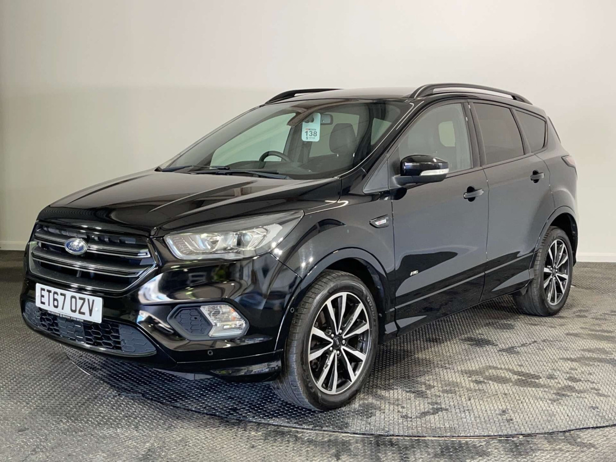 FORD KUGA 2018 (67) 2.0 TDCI ECOBLUE ST-LINE SUV 5DR DIESEL MANUAL AWD EURO 6 (S/S) (180 PS) - 2018 - £12,900
