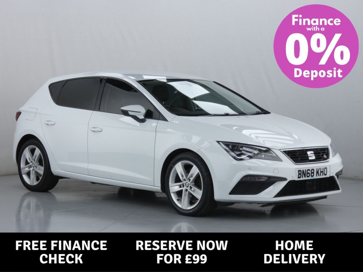 SEAT LEON 2.0 TSI FR DSG 5D 188 BHP - 2018 - £13,990