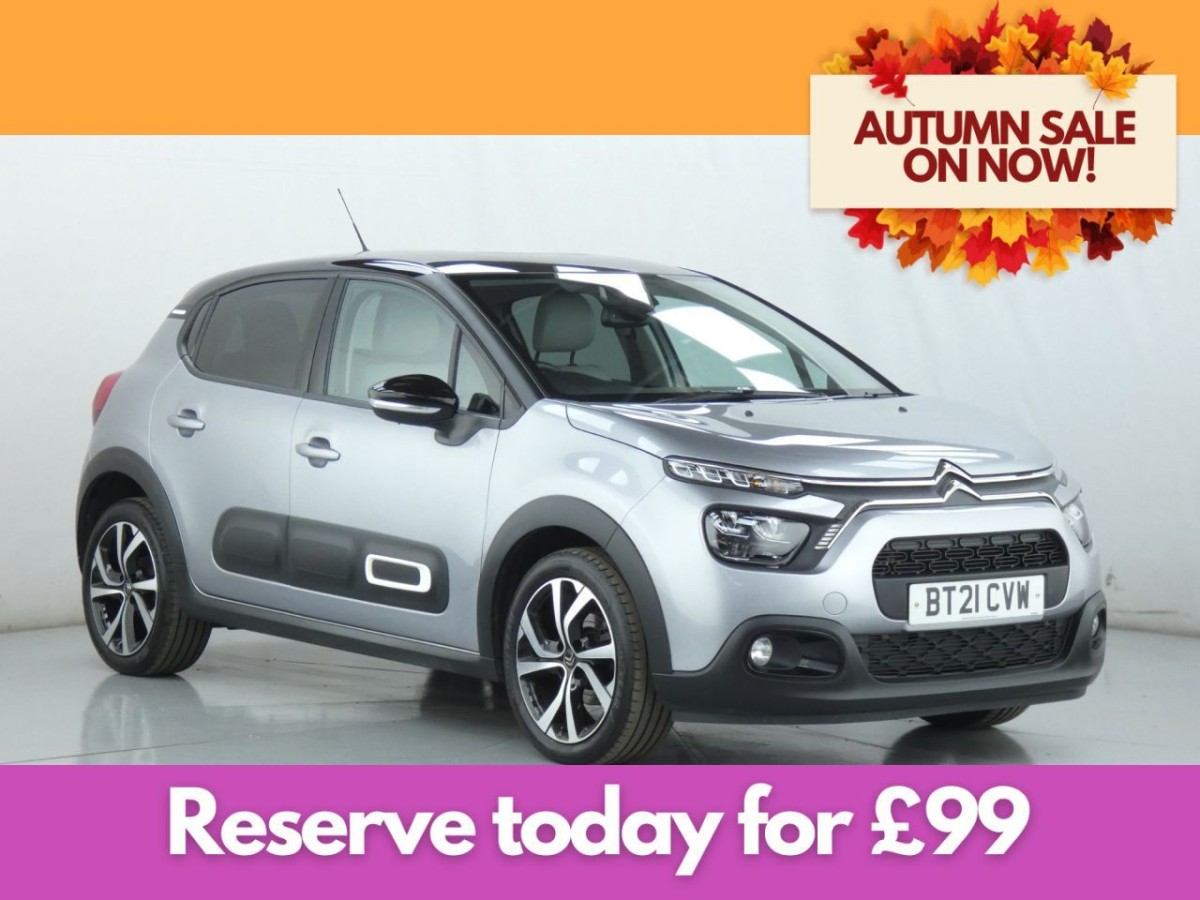 CITROEN C3 1.2 PURETECH FLAIR PLUS S/S 5D 82 BHP - 2021 - £10,790