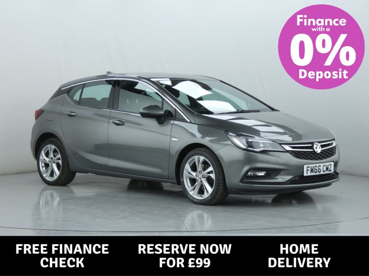 VAUXHALL ASTRA 1.6 SRI NAV CDTI 5D 108 BHP - 2017 - £8,300