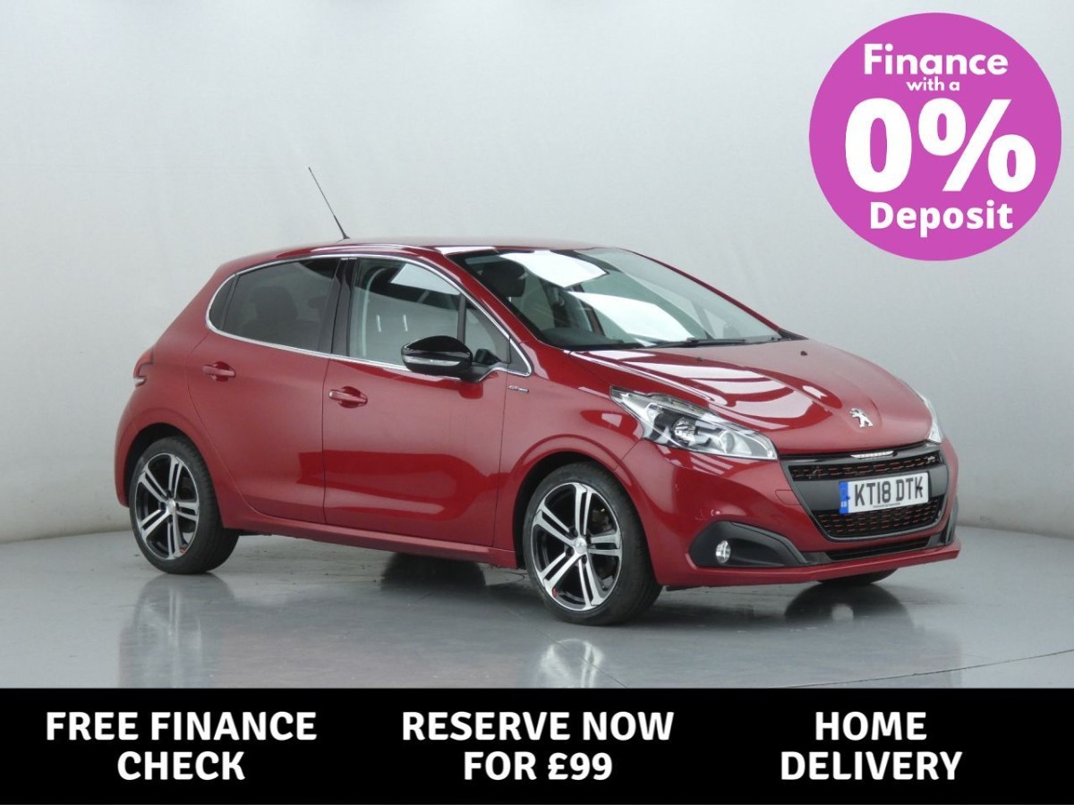 PEUGEOT 208 1.6 BLUE HDI GT LINE 5D 100 BHP - 2018 - £8,990