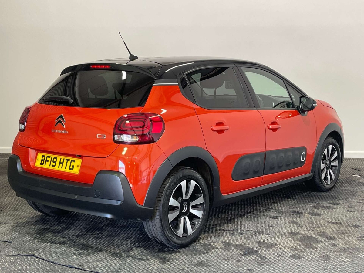 CITROEN C3 2019 (19) 1.2 PURETECH FLAIR HATCHBACK 5DR PETROL MANUAL EURO 6 (S/S) (82 PS) - 2019 - £7,250