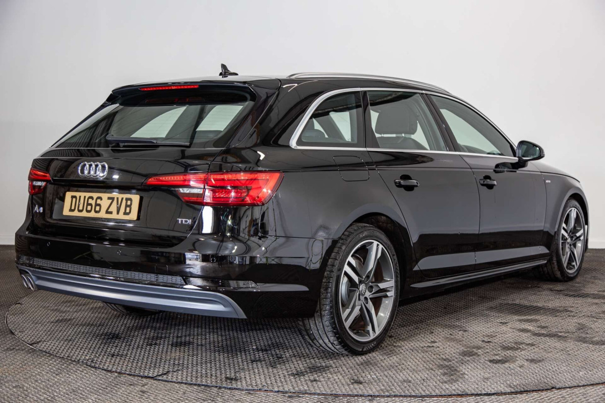 AUDI A4 2016 (66) 2.0 TDI ULTRA S LINE ESTATE 5DR DIESEL MANUAL EURO 6 (S/S) (190 PS) - 2016 - £10,800