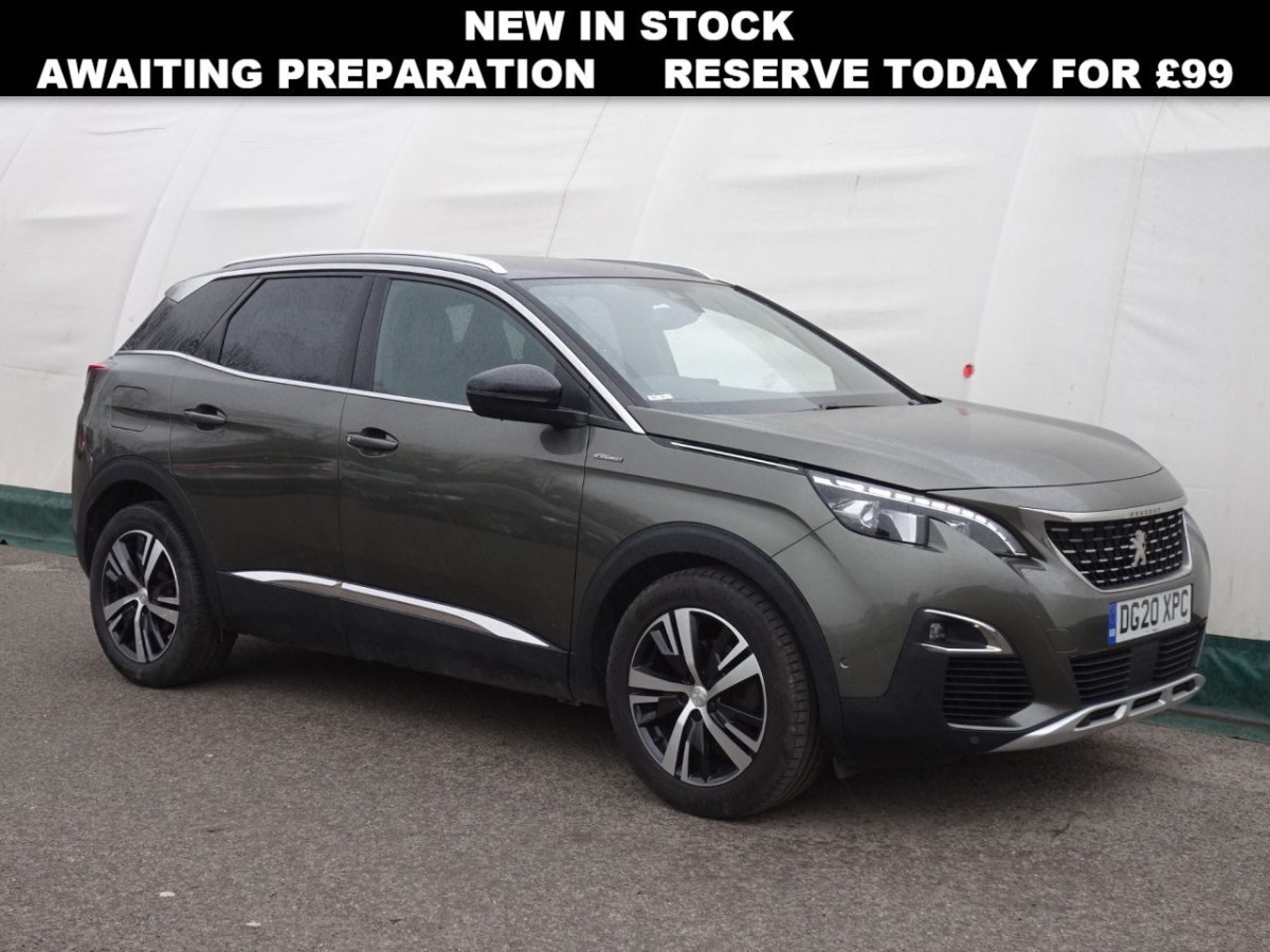 PEUGEOT 3008 1.5 BLUEHDI S/S GT LINE 5D 129 BHP - 2020 - £13,990