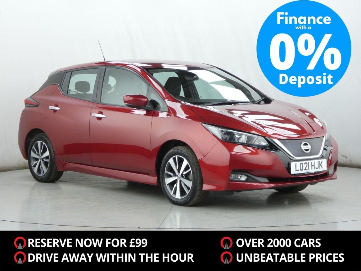 NISSAN LEAF ACENTA 5D 148 BHP - 2021 - £8,990
