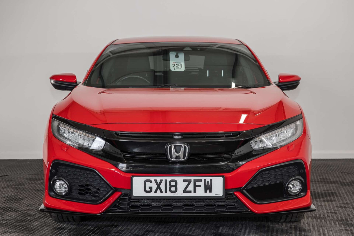 HONDA CIVIC 2018 (18) 1.5 VTEC TURBO SPORT HATCHBACK 5DR PETROL MANUAL EURO 6 (S/S) (182 PS) - 2018 - £13,000