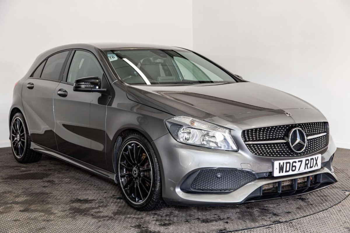MERCEDES-BENZ A CLASS 2017 (67) 1.6 A160 AMG LINE HATCHBACK 5DR PETROL MANUAL EURO 6 (S/S) (102 PS) - 2017 - £12,000
