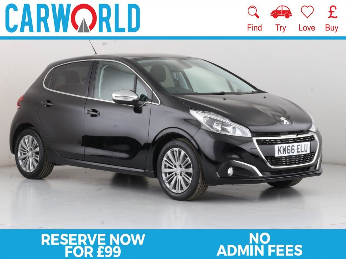 PEUGEOT 208 1.2 PURETECH ALLURE 5D 82 BHP - 2016 - £7,700